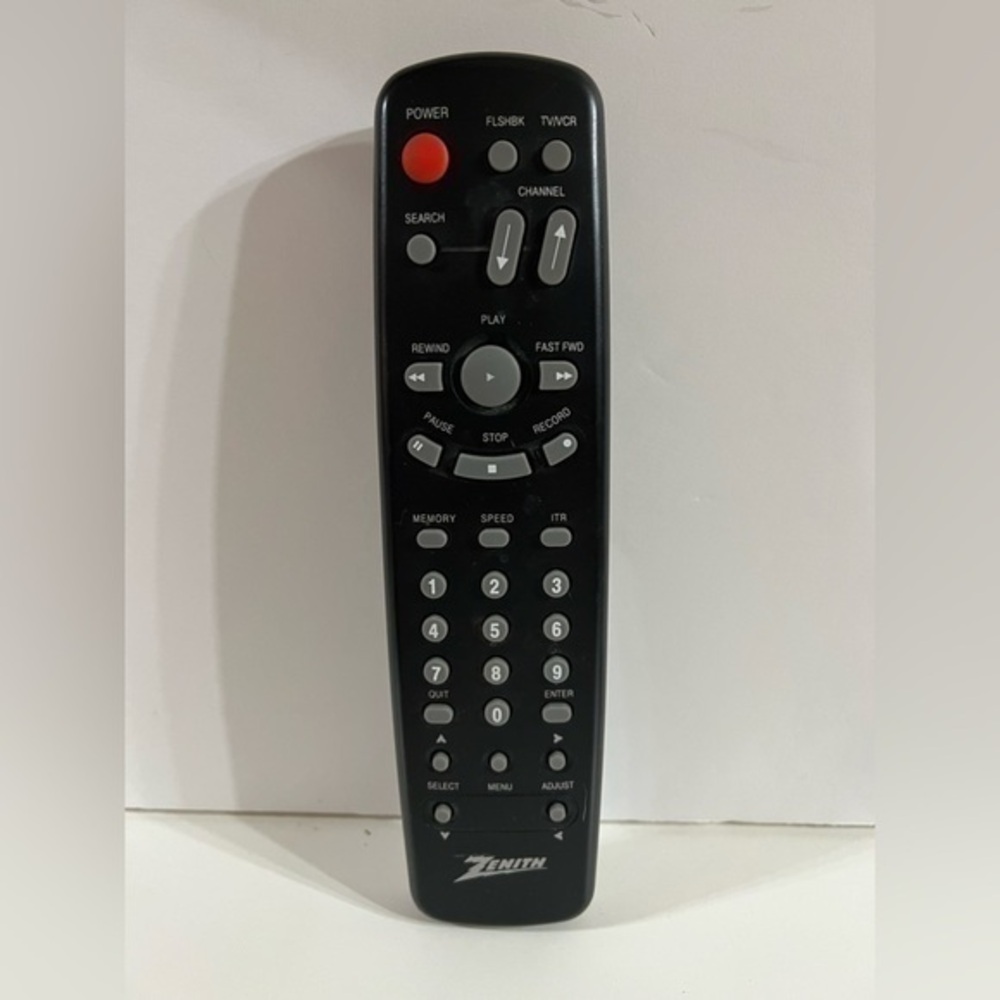 Genuine Zenith VCR Remote Control SC2105-01 Tested and Works​​​​​​